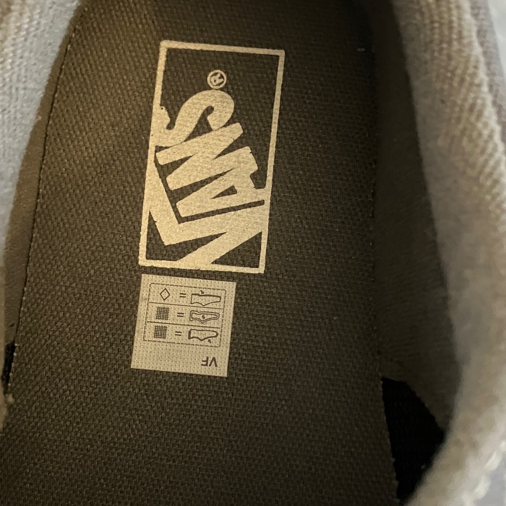 Vans Men's Charcoal Canvas Sneakers - Picture 5 of 6
